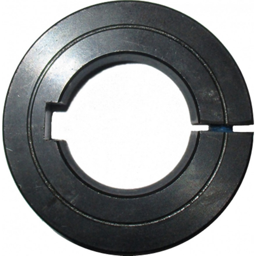 Clamping rings steel C45 slotted with keyway