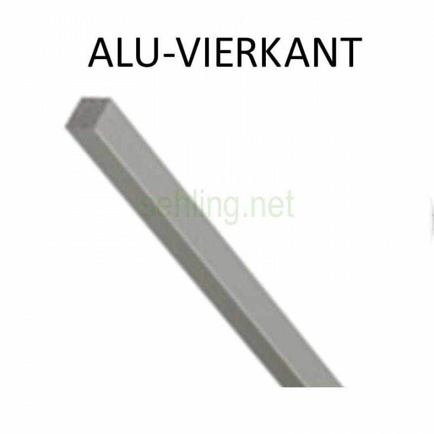 Aluminium-Vierkant Länge 250mm